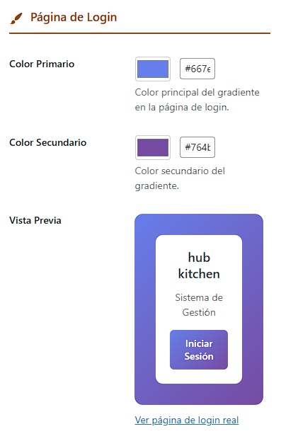 Selectores de color primario y secundario